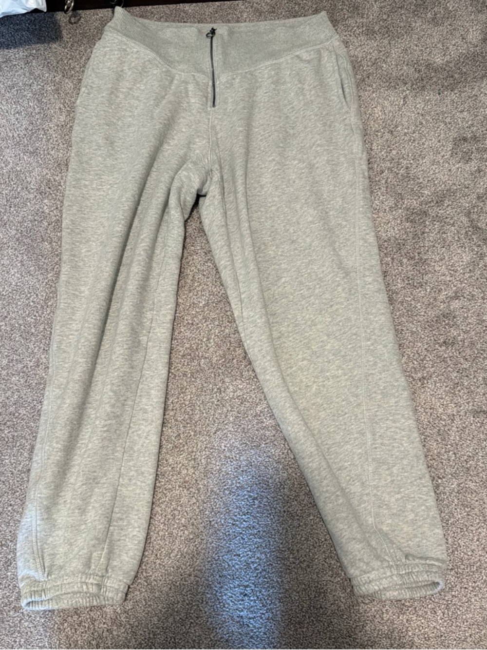 aerie Light Heather Gray Pull-On Jogger Pants